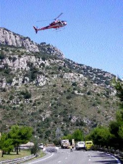 L'hélicoptère à la rescousse de l'A8
