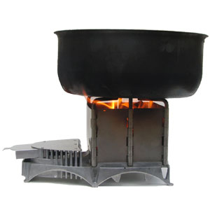 Réchauds à bois Vital Stove, Bushbuddy et Kunzy