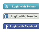 Connectez vous avec votre compte Facebook, Twitter, LinkedIn